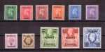 GB stamps of King GVI Overprinted Kuwait 1948-49