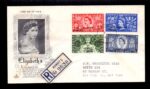 Kuwait FDC of Coronation QEII 1953