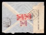 Kuwait Airmail Cover to India Bombay 1945 - Image 2