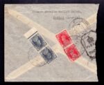 Kuwait airmail Cover to Bombay 1943