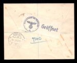 Kuwait Registered Cover To Switzerland _ Germany 1942 - Image 2
