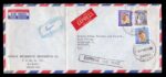 Kuwait Express Fee Paid airmail cover to U.K in 1965