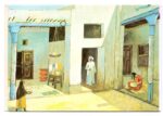 Eid AlFitr Greet card an old Kuwaiti House painting