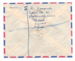 1958, Registered airmail Ahmadi Kuwait To India - Image 2