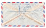 1958, Registered Ahmadi Kuwait Air mail cover to India Bombay - Image 2