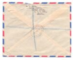 1958, Ahmadi Kuwait Registered Airmail Cover to India - Image 2