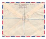1958, Ahmadi Registered Airmail Cover To India 1958 - Image 2