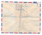 Kuwait Registered airmail cover to India 1958 - Image 2