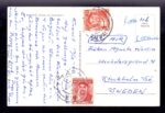 1960- Kuwait Postcard of Camels To Sweden - Image 2