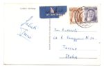 1960- Kuwait Picture Postcard Oil Pipes To Italy - Image 2