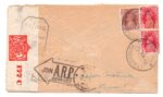 Kuwait Airmail cover to India on 1942
