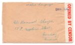 Kuwait Airmail cover to India on 1942 - Image 2