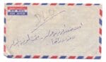 Kuwait D.L.O Airmail cover to Persia postage 1959